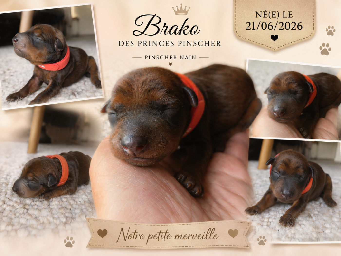 des Princes Pinscher - Chiots disponibles - Pinscher nain