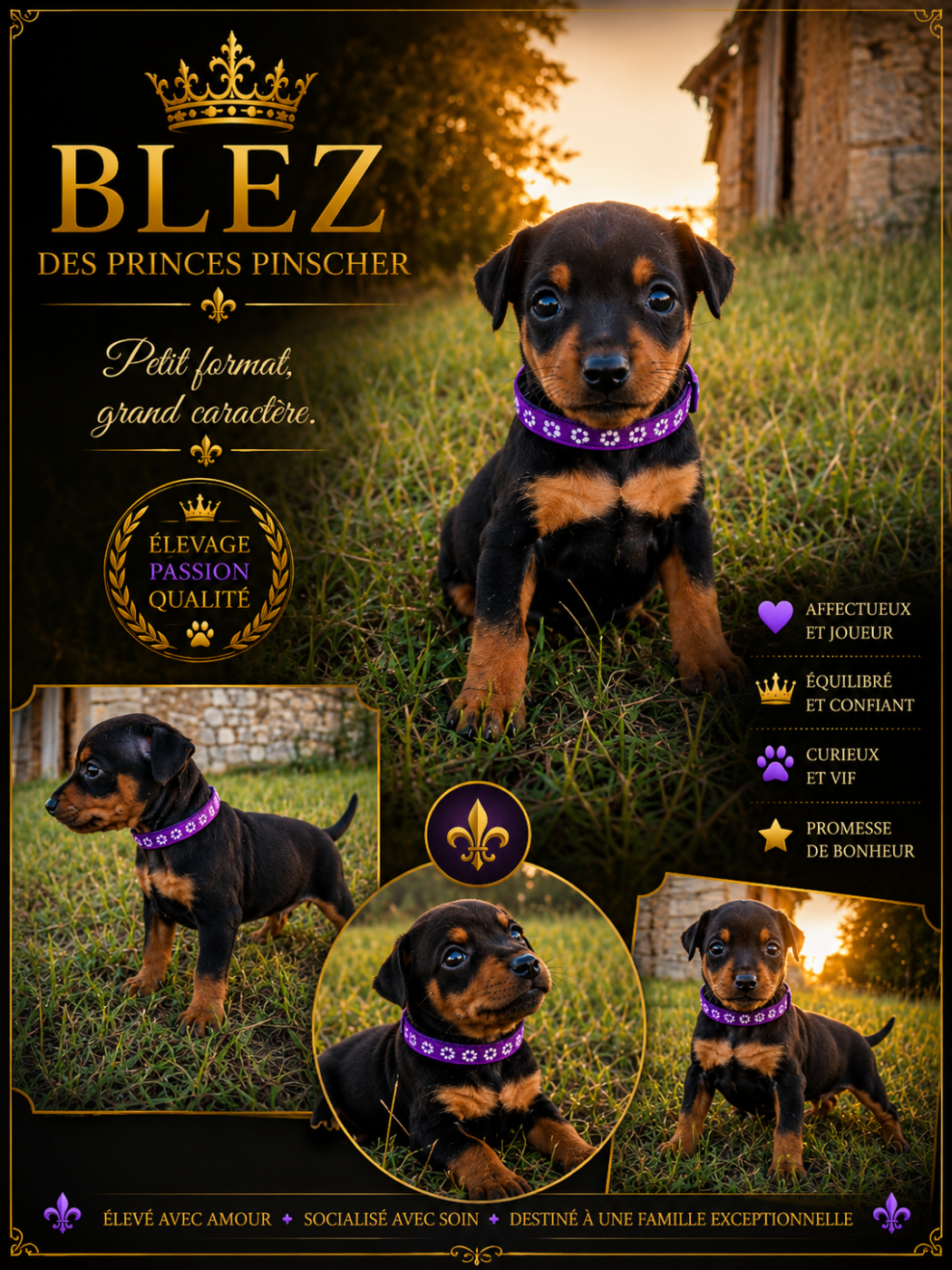 des Princes Pinscher - Chiots disponibles - Pinscher nain