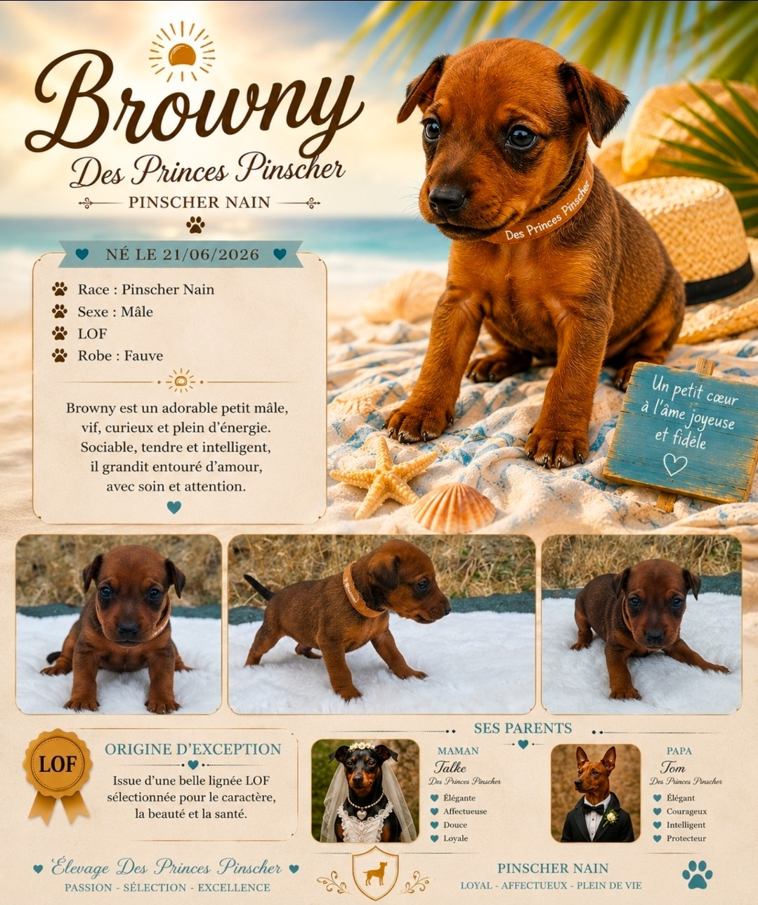 des Princes Pinscher - Chiots disponibles - Pinscher nain