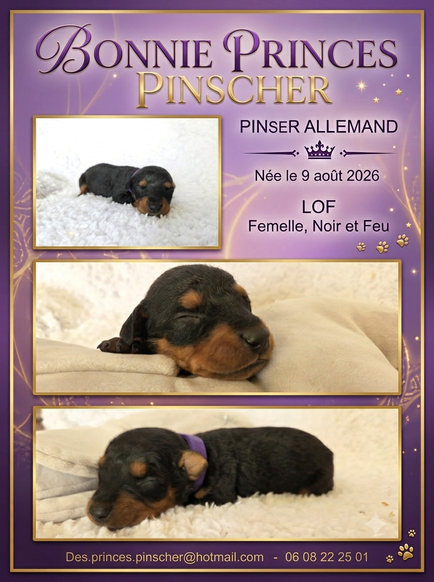 des Princes Pinscher - Chiots disponibles - Pinscher Allemand