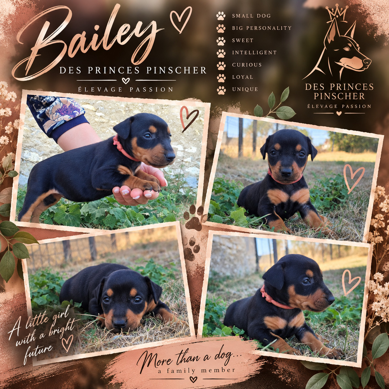 des Princes Pinscher - Chiots disponibles - Pinscher Allemand