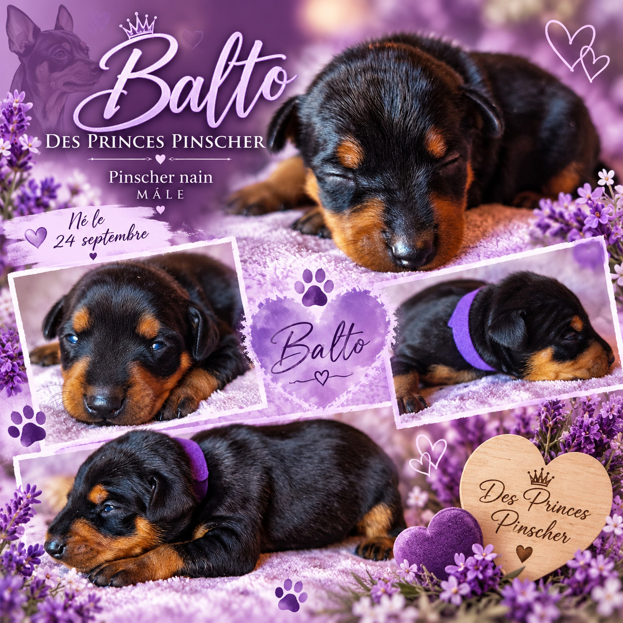 des Princes Pinscher - Chiots disponibles - Pinscher nain